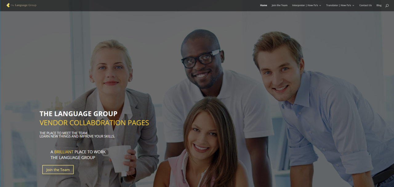 Message from Giovanni at The Language Group TLG Vendor Collaboration